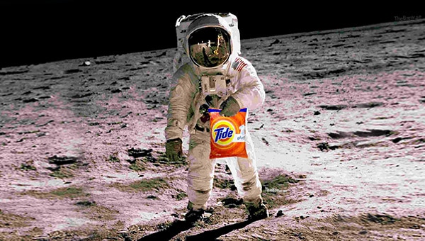 Tide gives NASA a hand to clean dirty laundry in space
