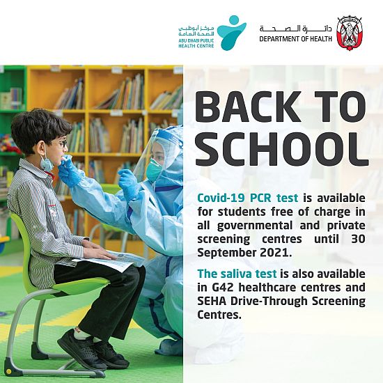 Free PCR Test- Student- School