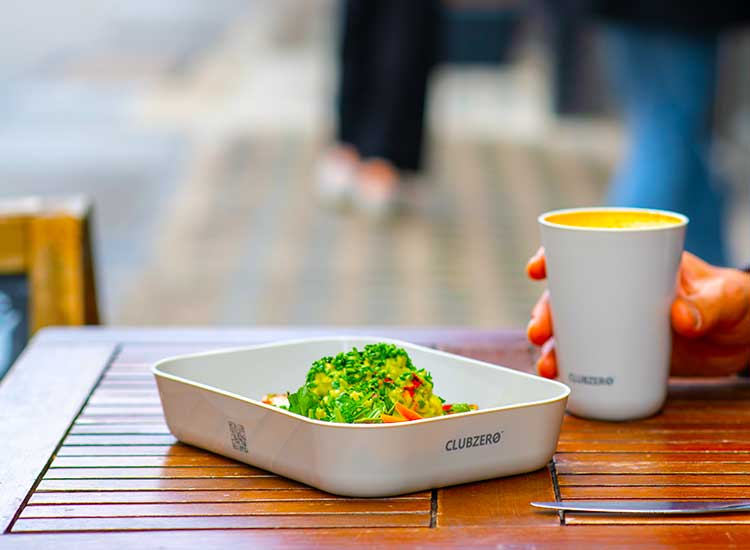 Award winning eco-friendly returnable packaging for takeaway