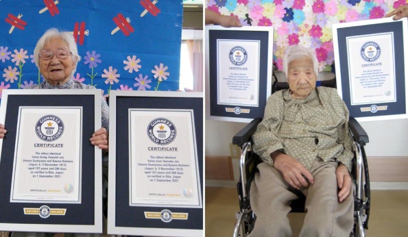 Twins at 107
