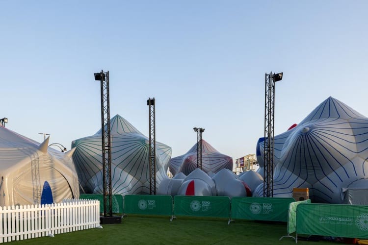 Luminous inflatable art experience Dodecalis delights Expo 2020 Dubai visitors