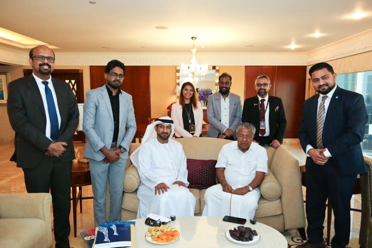 UAE Nehru Trophy 2022 organising committee meeting with Kerala's Chief Minister Pinarayi Vijayan