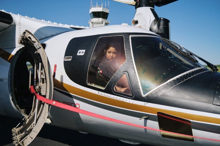 Mozah bint Marwan becomes first woman to pilot the AW609 tiltrotor