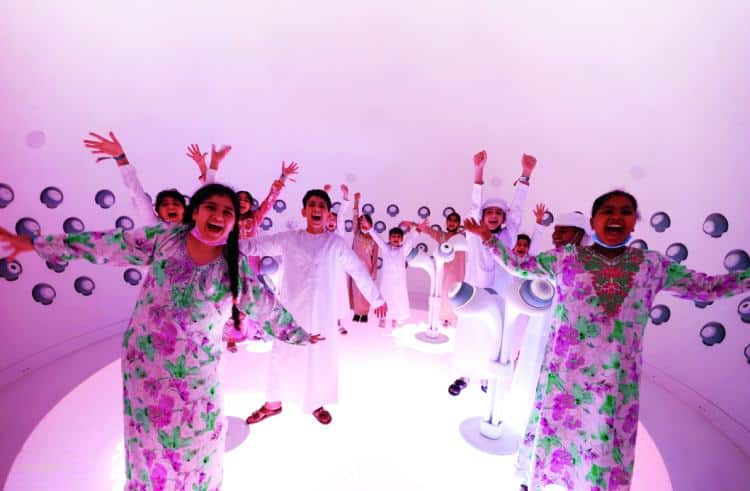 Children of Al Ihsan Charity Association visit the Museum of the Future on a special tour