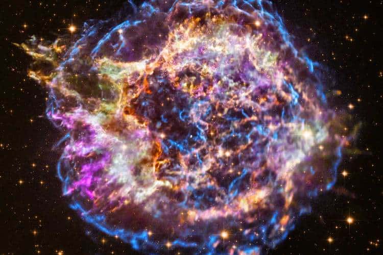 Astronomers discover spectacular aftermath after large star's explosion 11,000 years ago