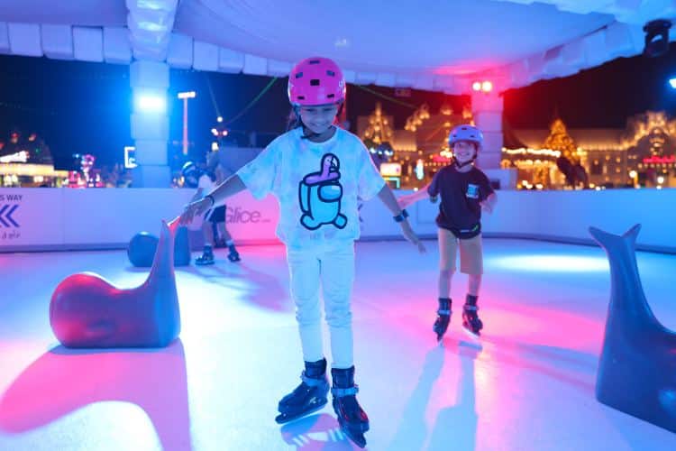 Global Village Launches Brand New Outdoor Snowfest Ice Rink
