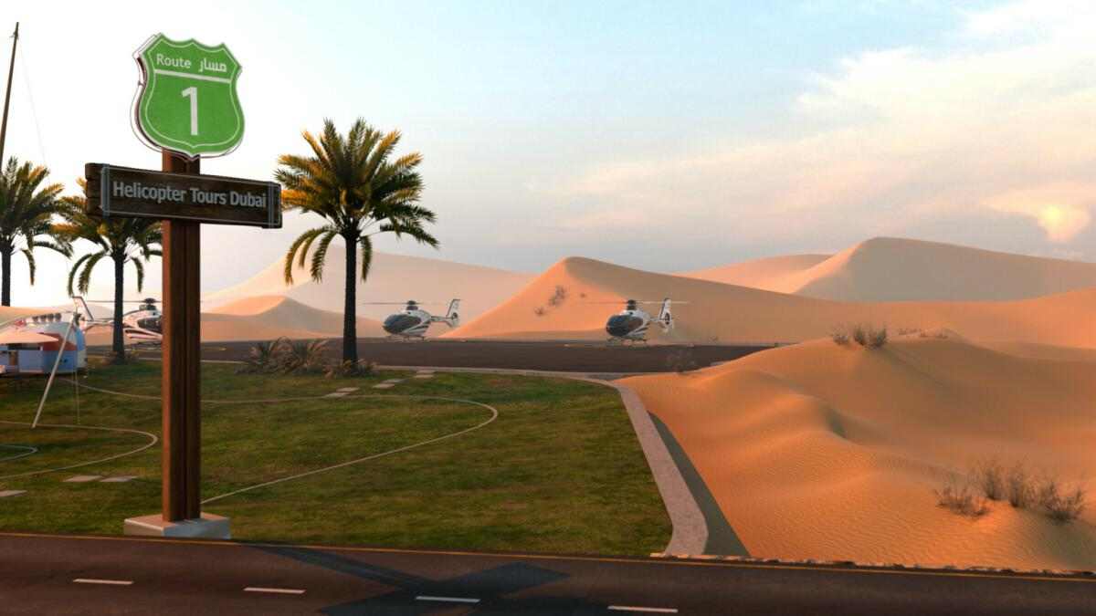 Hot air balloons, air taxi tours Sheikh Mohammed announces 100km scenic route for Dubai's countryside1