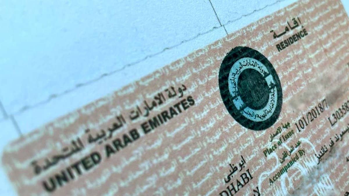 Visa stamp residency scrapped in UAE (1)