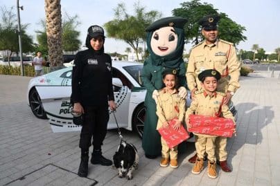 Dubai Police surprise children with customised uniforms