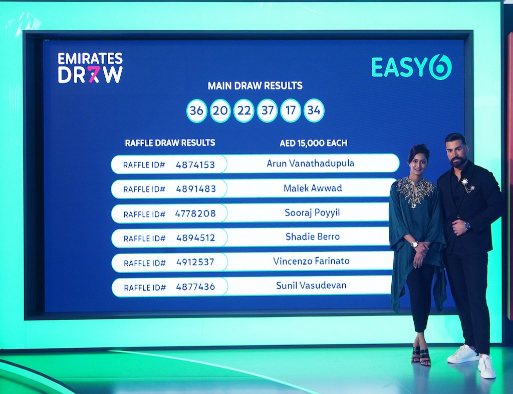 Emirates Draw announces exclusive AED 180 million Grand Prize