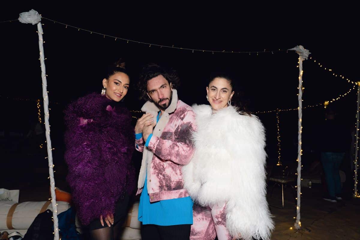Mexican Designer Daniela Cassab-Erica Fernandes-fashion show-desert-dunes- sunset -dinner under the stars