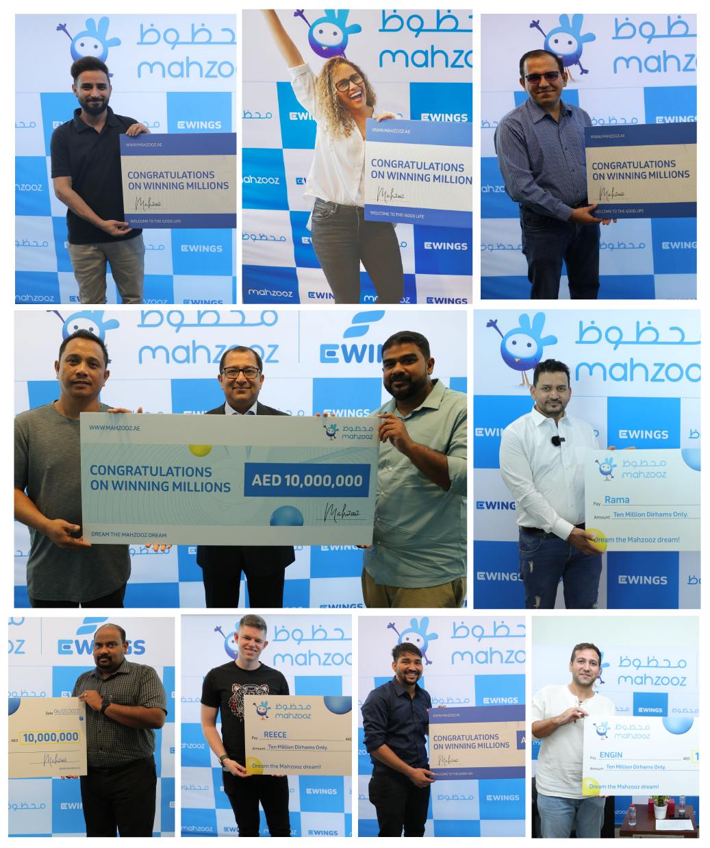 Mahzooz 2022 Grand Prize Winners