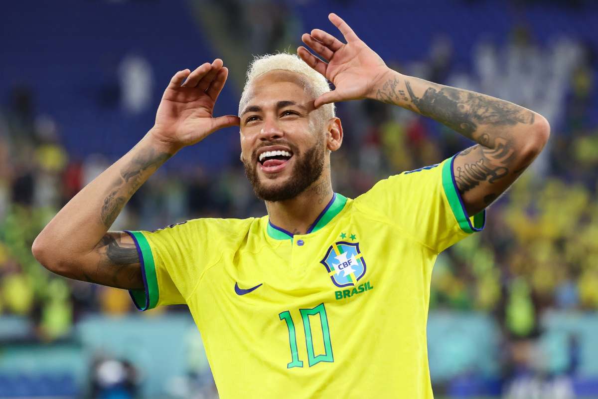 Neymar Equals Legend Pele's Record Of 77 Brazil Goals With World Cup Quarter-Finals Strike Against Croatia 1
