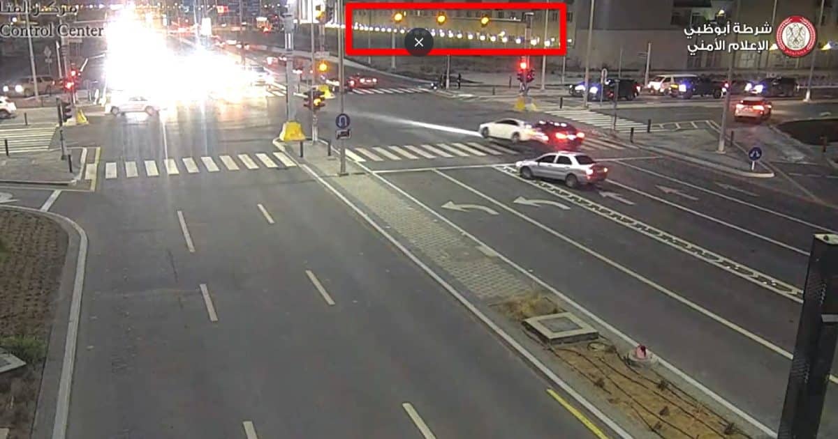 Abu Dhabi Police speeding social media video