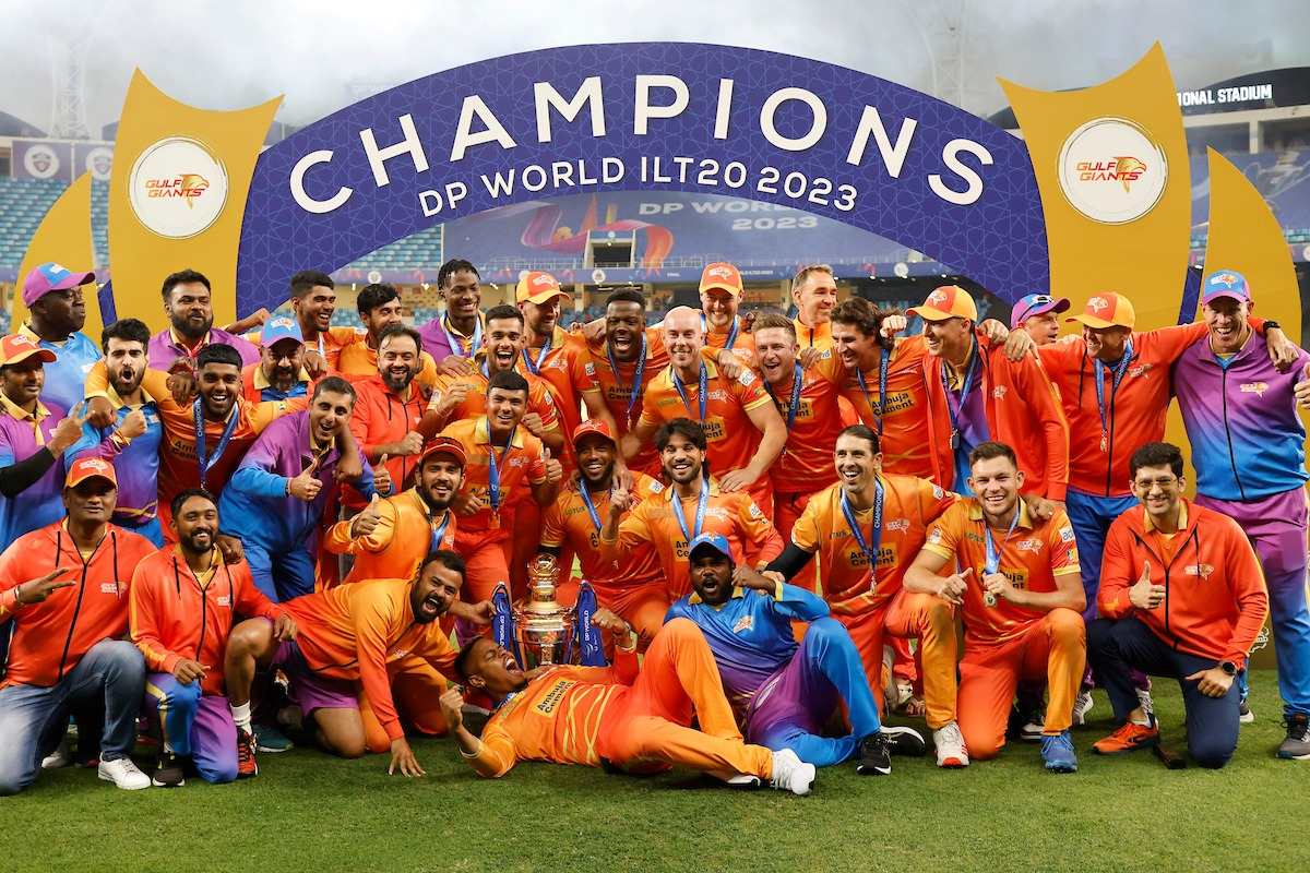 Adani Gulf Giants claim the coveted championship title of inaugural DP World ILT20 in front of a packed house
