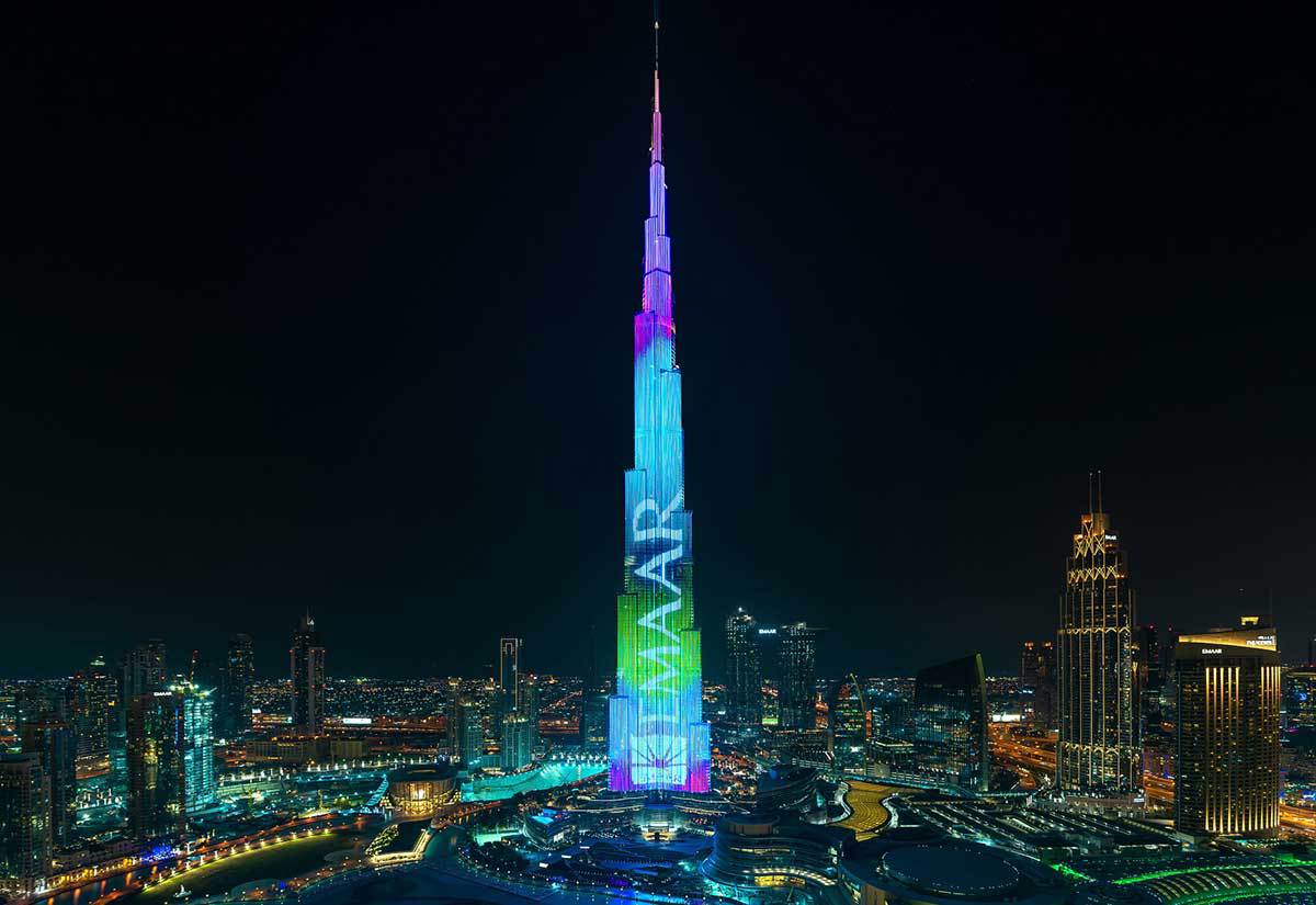 Burj Khalifa birthday celebration Feb 2023