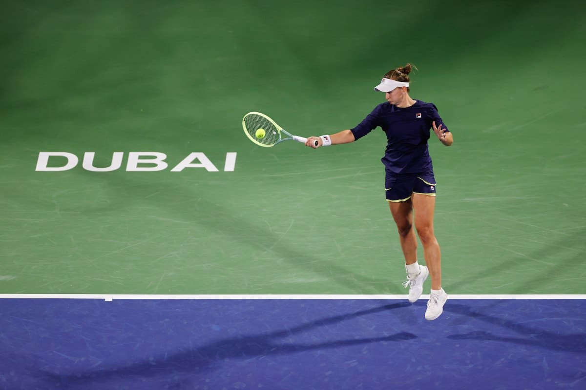 KREJCIKOVA SNAPS SABALENKA’S WINNING STREAK TO BOOK PLACE IN SEMIS AT DUBAI DUTY FREE TENNIS CHAMPIONSHIPS