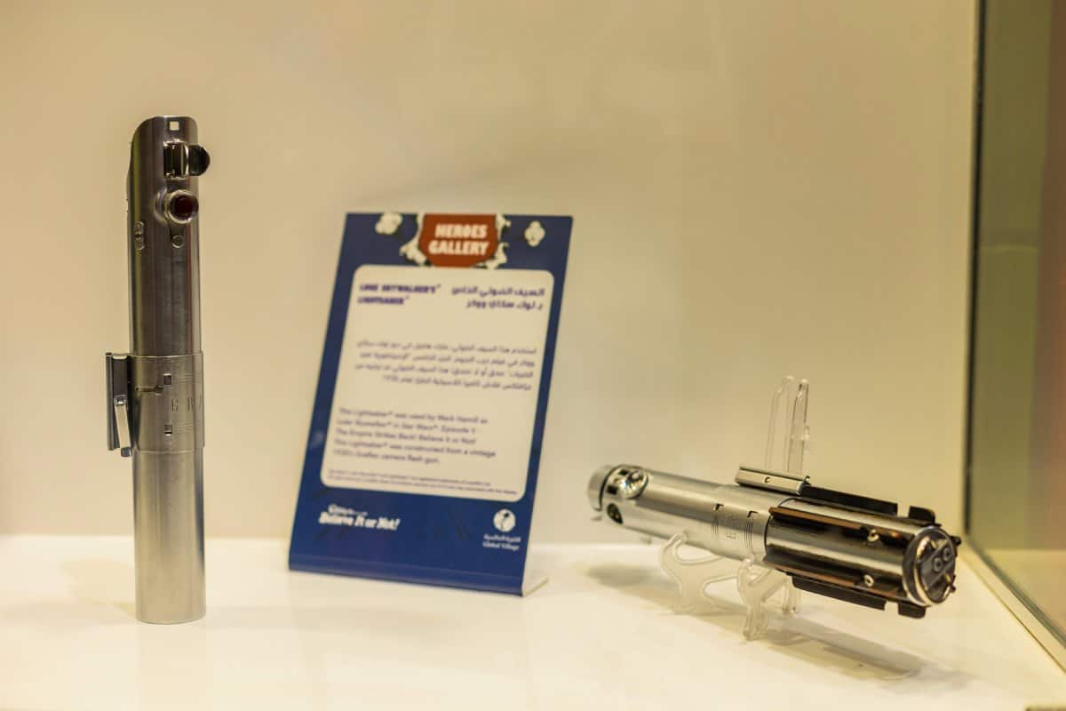 May the force be with you as Luke Skywalker's Lightsaber arrives at Global Village