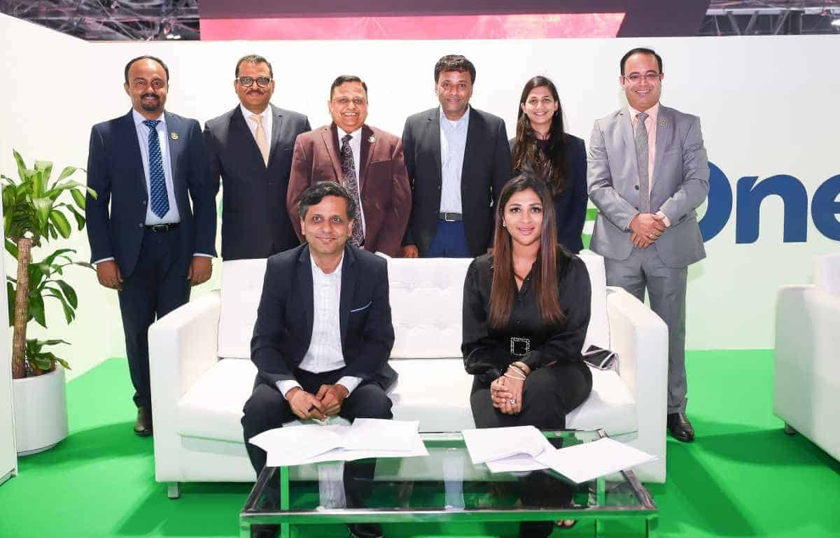 Ms. Alisha Moopen with Mr. Deepak Sapra