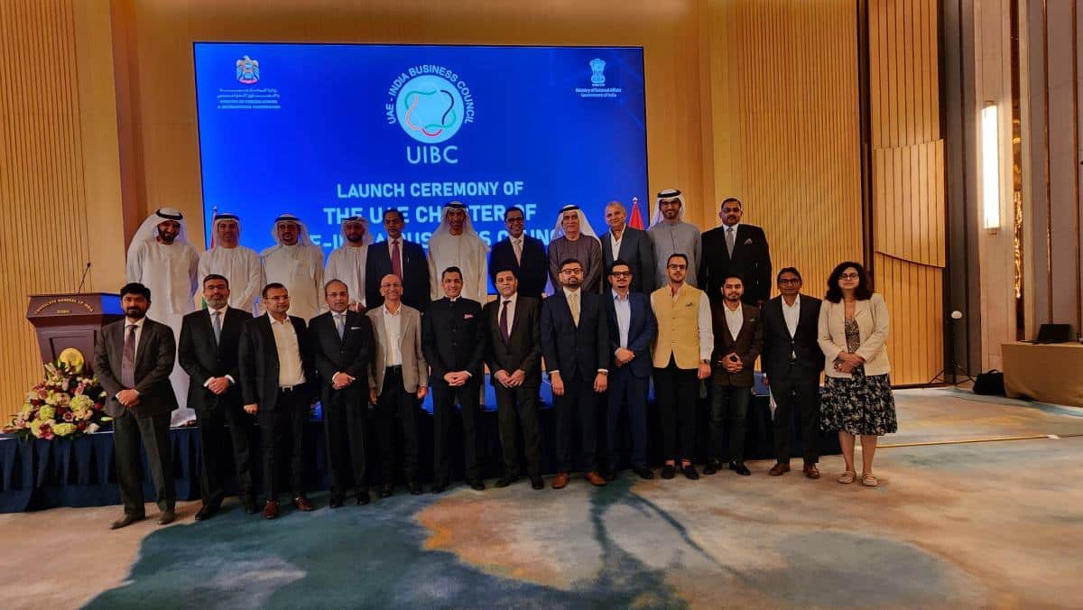 Top business groups of India and UAE came together to open the UAE Chapter of the UAE – India Business Council established to Boost Bilateral Trade and Investment