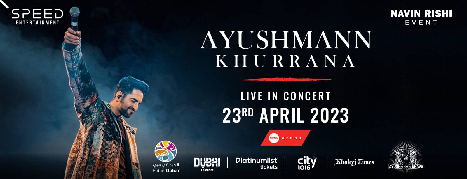 Ayushmann Khurrana Live in Concert at Coca-Cola Arena