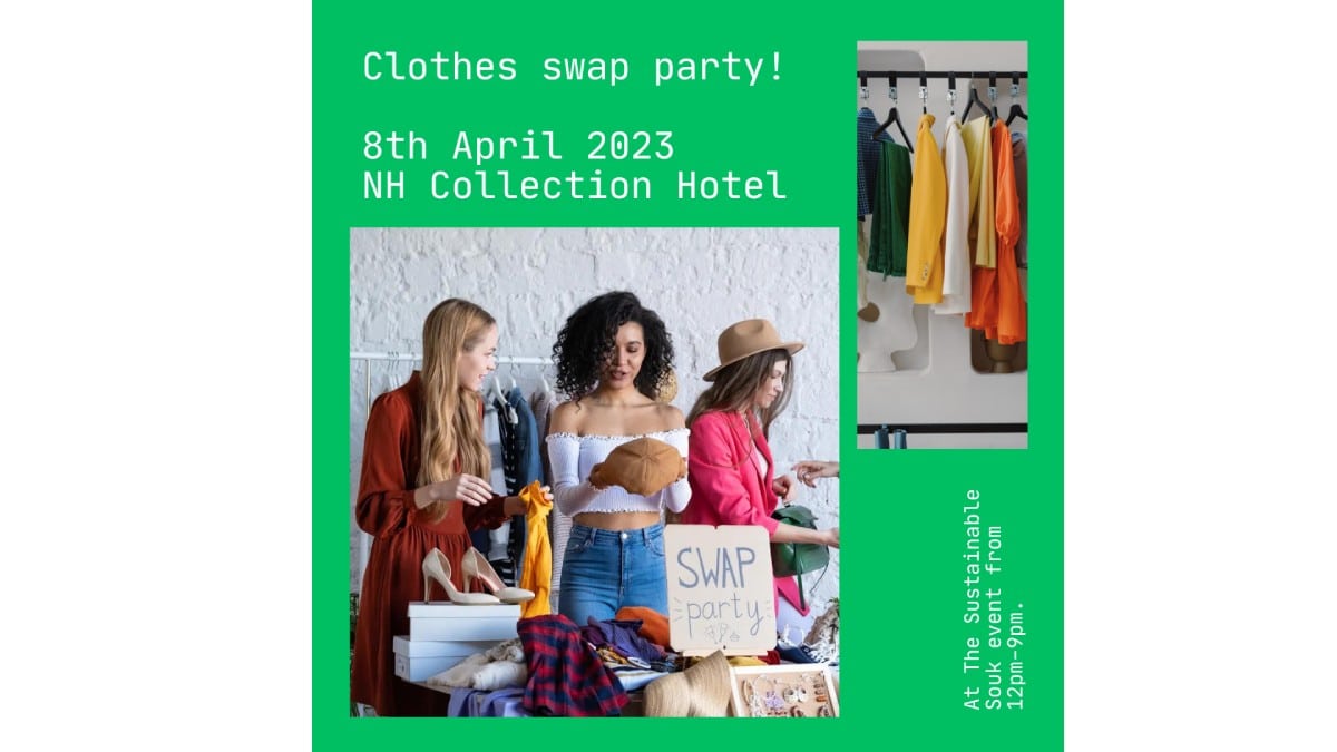 CLOTHES SWAP PARTY this Saturday at the Sustainable Souk!