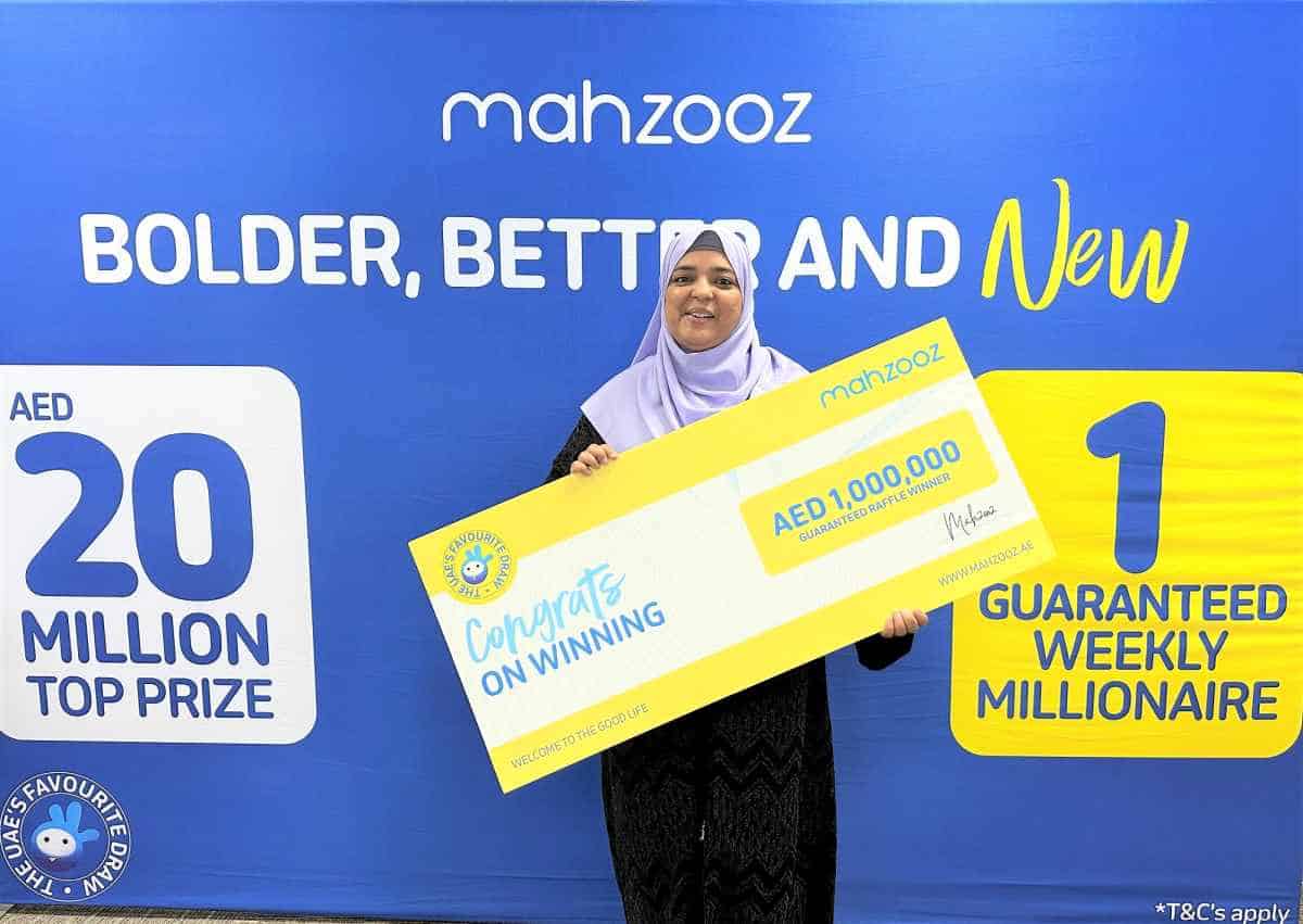 Dubai News Mahzooz Raffle Draw Winner Hameda Millionaire