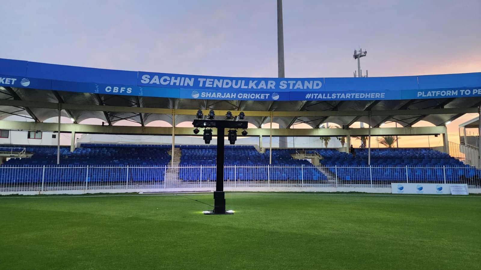 Sharjah Cricket Stadium-Sachin Tendulkar Stand- Birthday