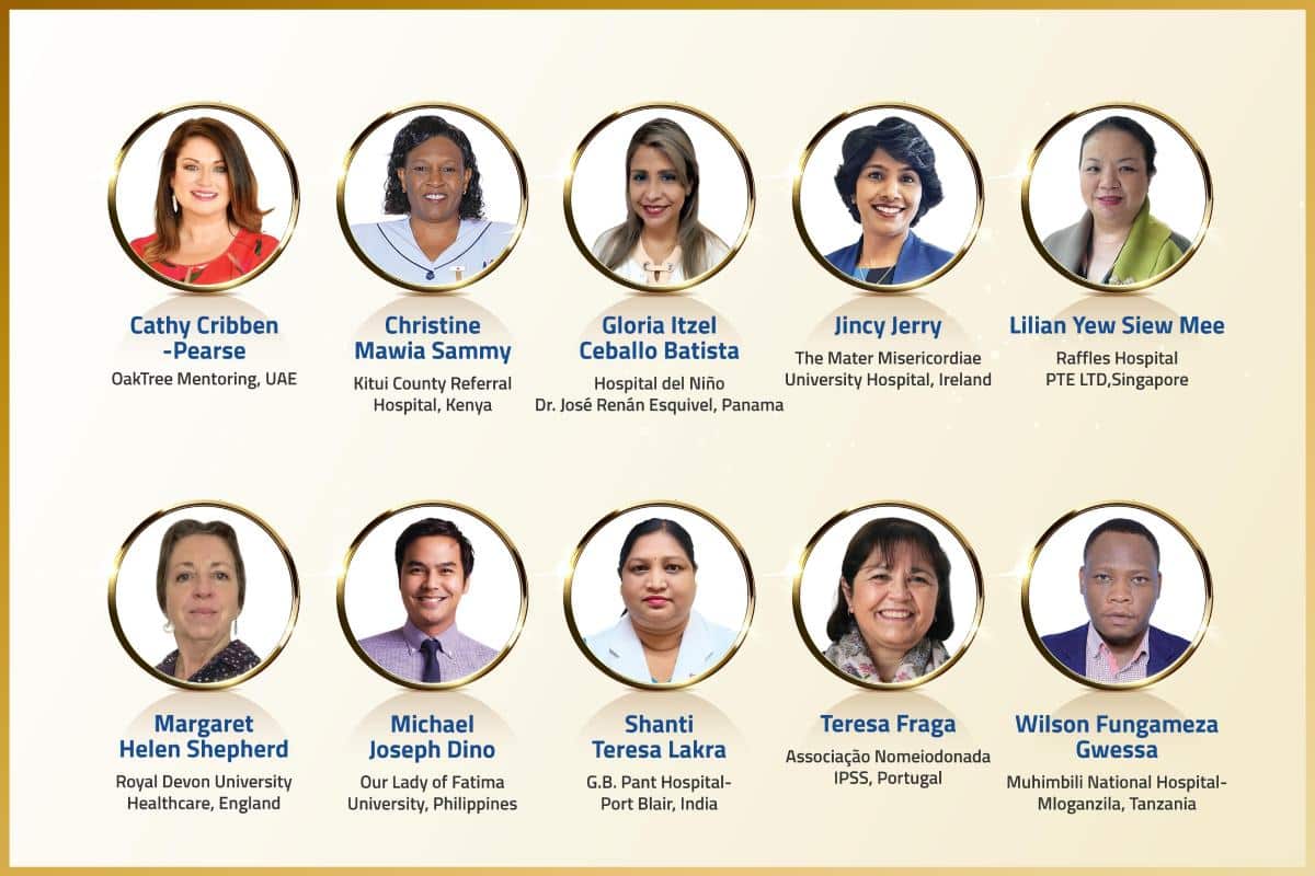 Top 10 finalist nurses announced for Aster Guardians Global Nursing Award 2023 worth US $250,000