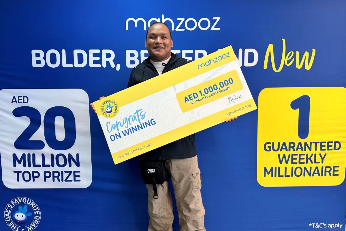 Abu Dhabi-based Machine Operator wins AED 1 million at the 128th Mahzooz draws on Saturday 13 May 2023.