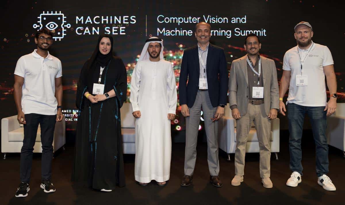 Speakers of the Government, business and science panel discussion at the Machines Can See Summit
