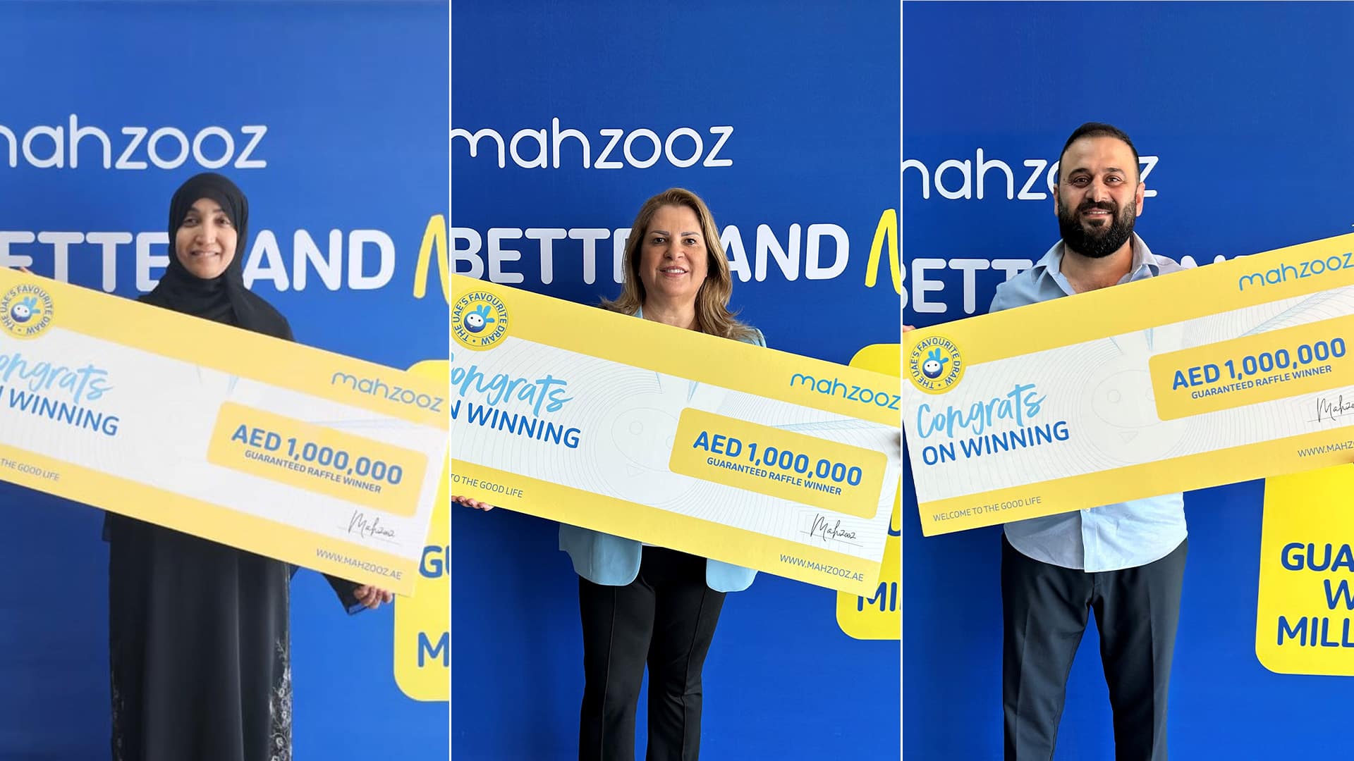 Arabs strike lucky with Mahzooz: Emirati, Lebanese, and Syrian winners claim AED 1,000,000 each
