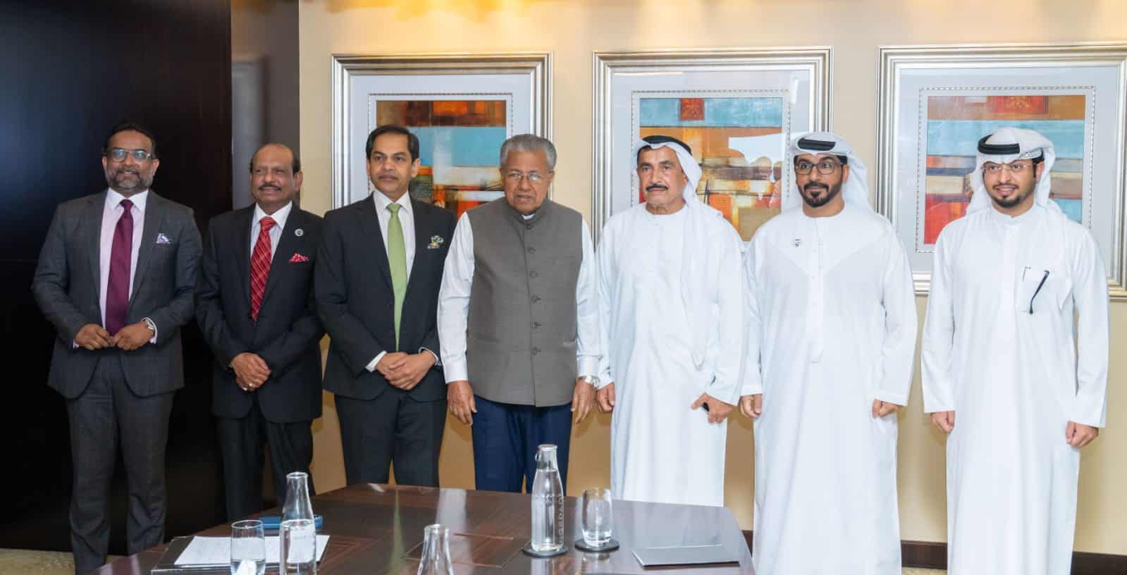 Vijayan in UAE-Kerala CM-UAE Visit