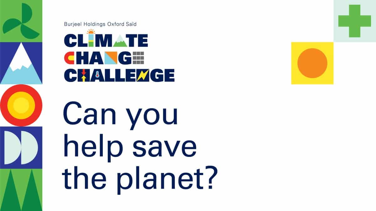 Campaign Poster-Climate Crisis-Burjeel-Oxford-News