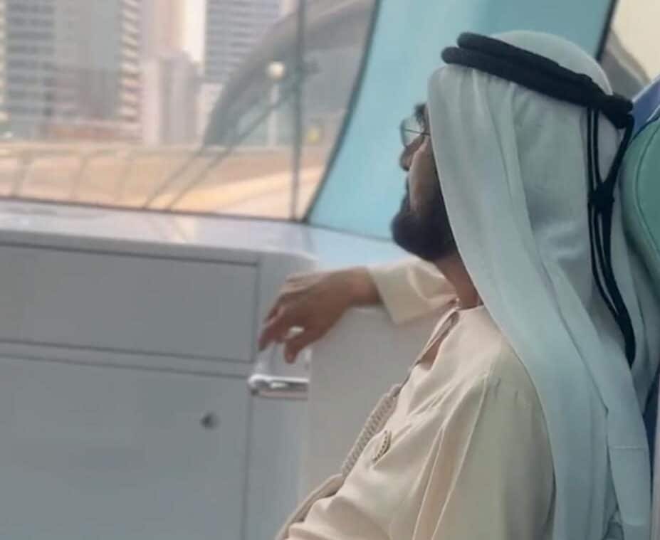sheikh-mohammed-takes-dubai-metro