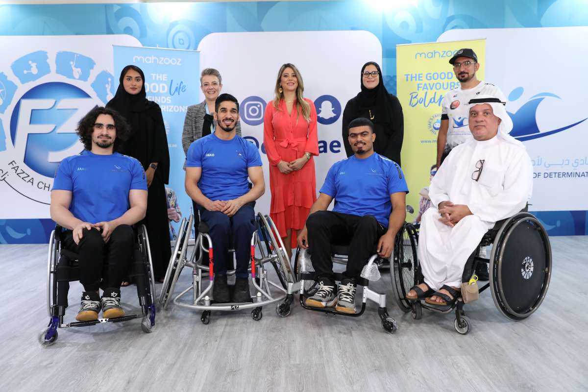 Mahzooz empowers local athletes with the handover of sports wheelchairs to the Dubai Club for People of Determination