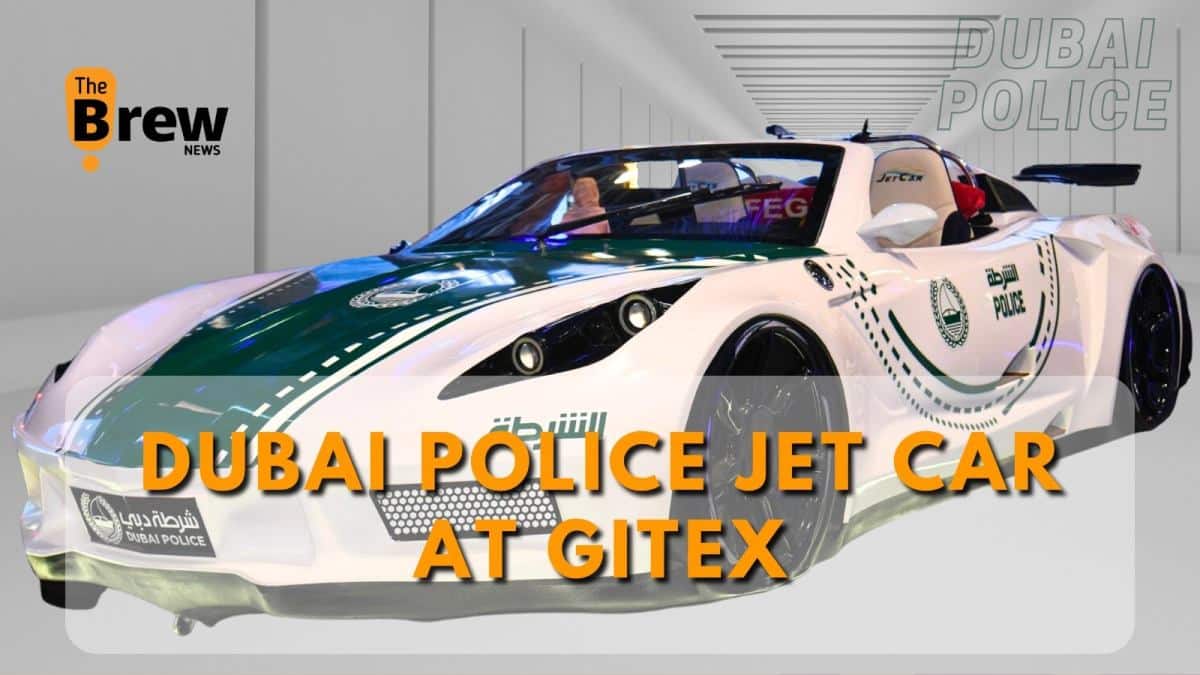 Dubai Police high-speed water JET CAR @GITEX Global