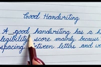 Good handwriting is an asset; helps in Memory Development   