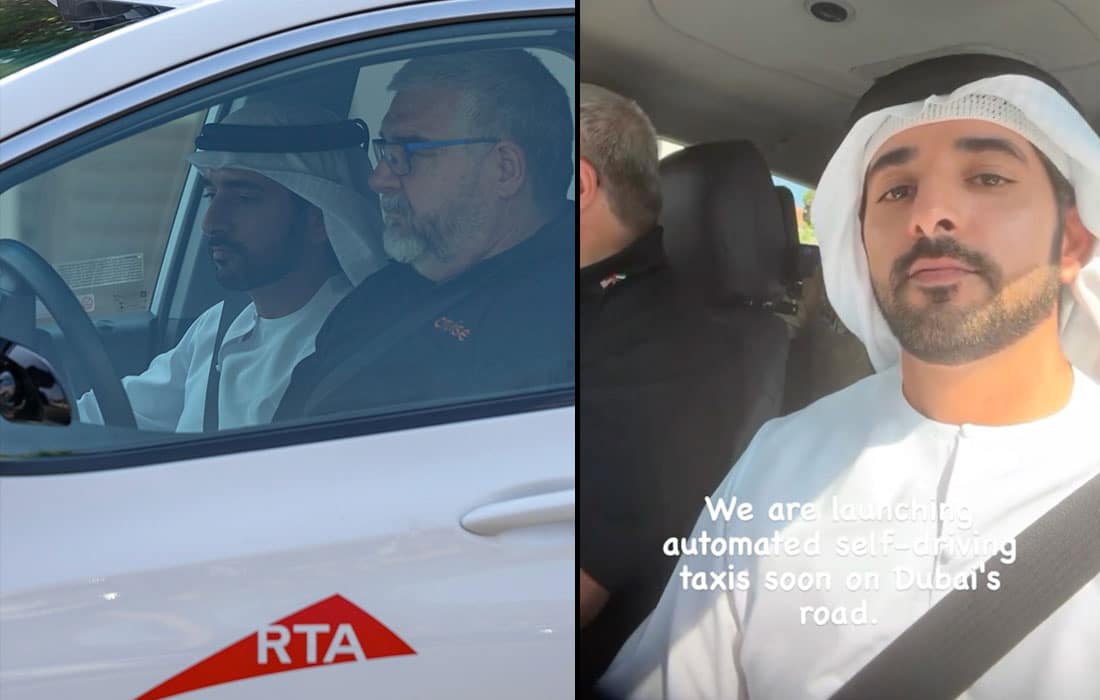 Sheikh-Hamdan-automated-self-driven-taxi-Dubai