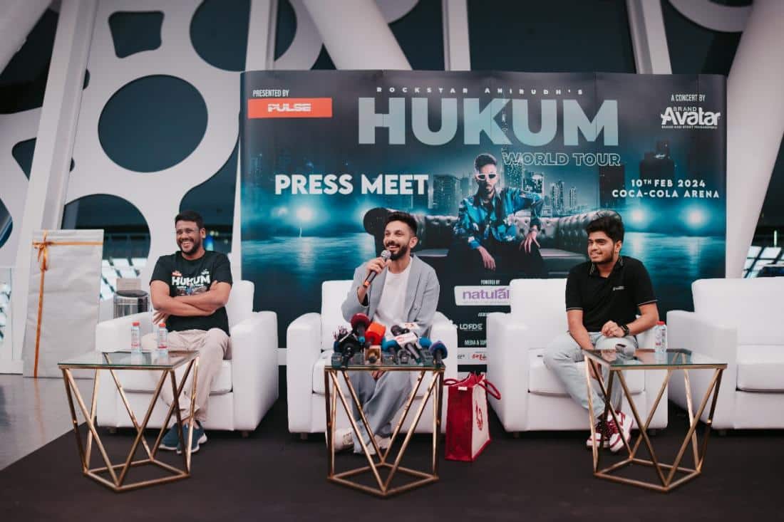 Anirudh Ravichander- 'Hukum World Tour - Alapaara Kelapparom concert' - Dubai - Music - Concert