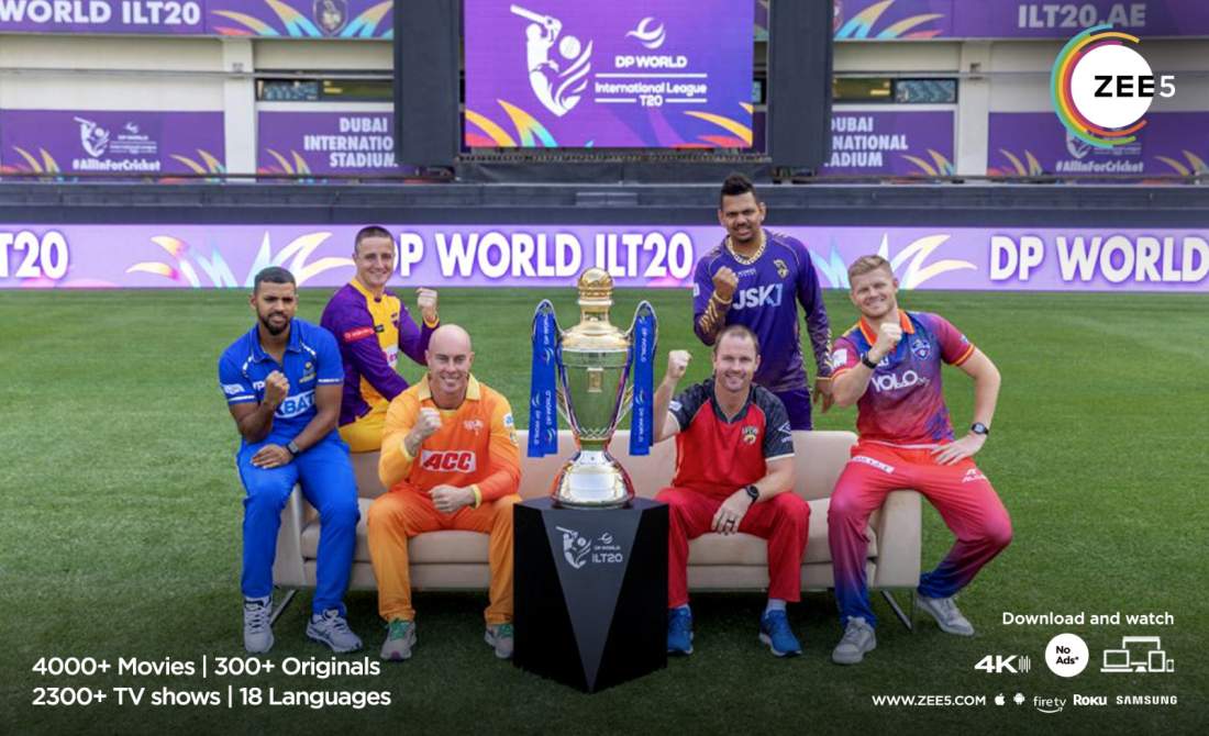 Zee 5 Global - ILT20-DP World-UAE-Cricket