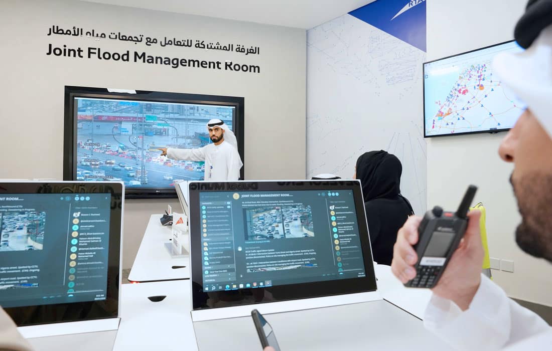 Joint-Flood-Management-room-Dubai-RTA