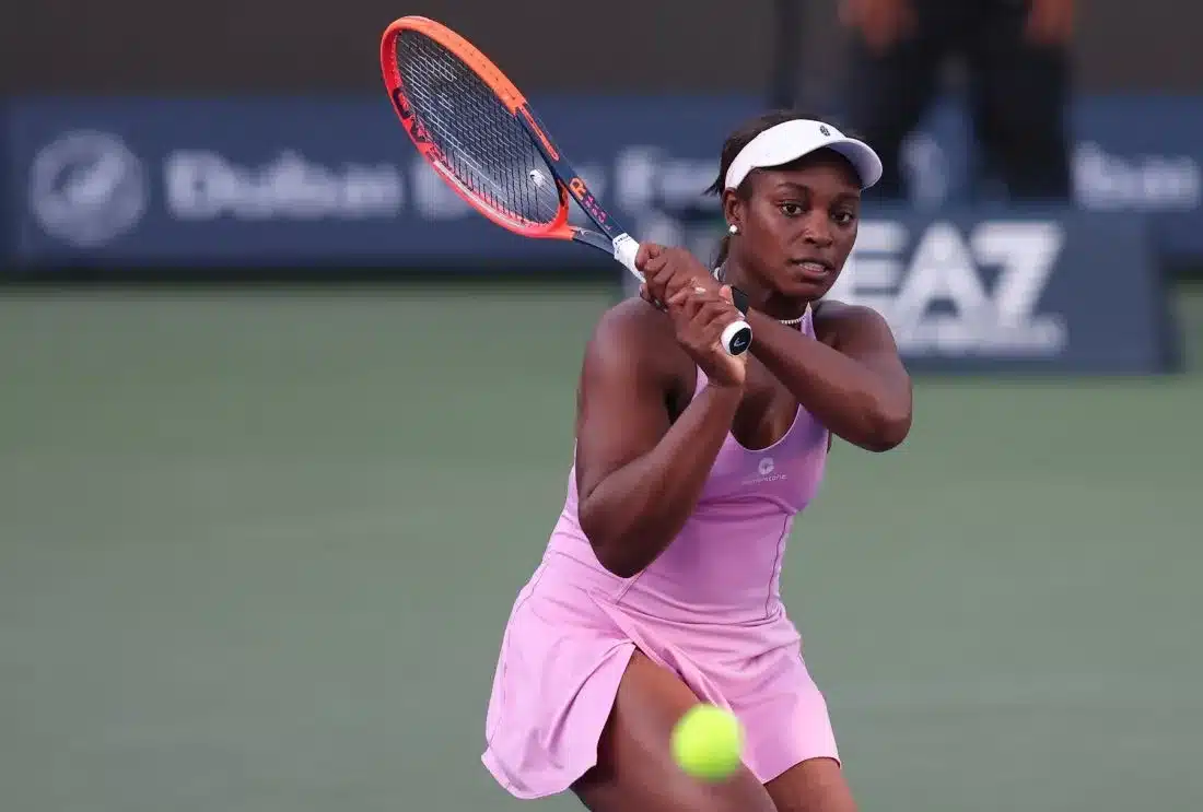 Dubai Duty Free_WTA_Grand Slam winner Sloane Stephens booked a place in Round 2 at the Dubai Duty Free Tennis Championships