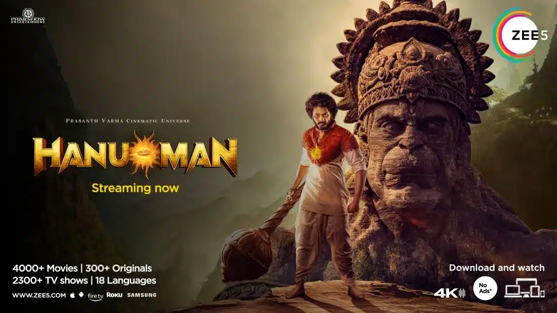HanuMan becomes the second biggest Telugu opener till date on ZEE5 Global