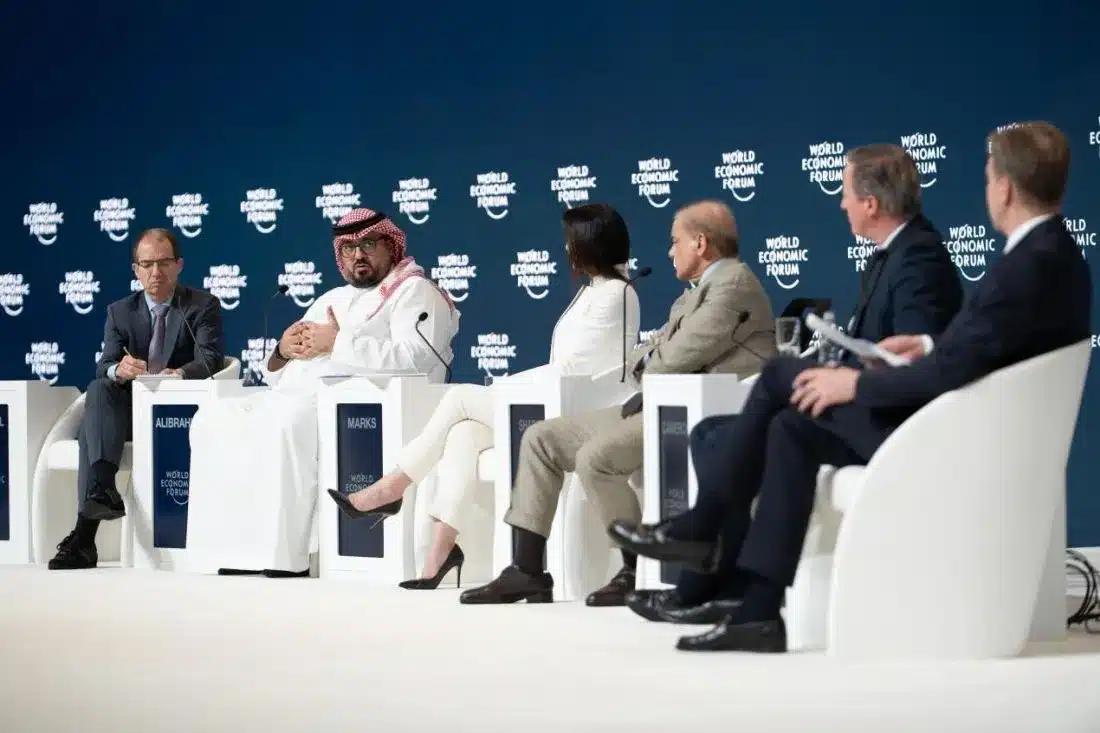 Saudi Minister of Economy and Planning His Excellency Faisal Alibrahim announces Saudi Arabia will join the AI Governance Alliance, and co-launch the ‘Inclusive AI Initiative for Growth and Development’.