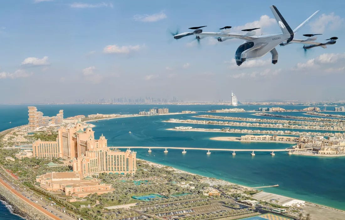 vertiport-UAE-Dubai-flying-taxis-vehicles
