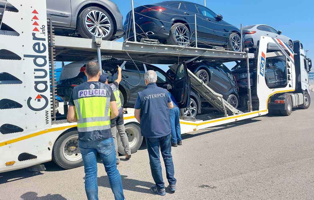 INTERPOL detects 200 vehicles stolen weekly from Canada