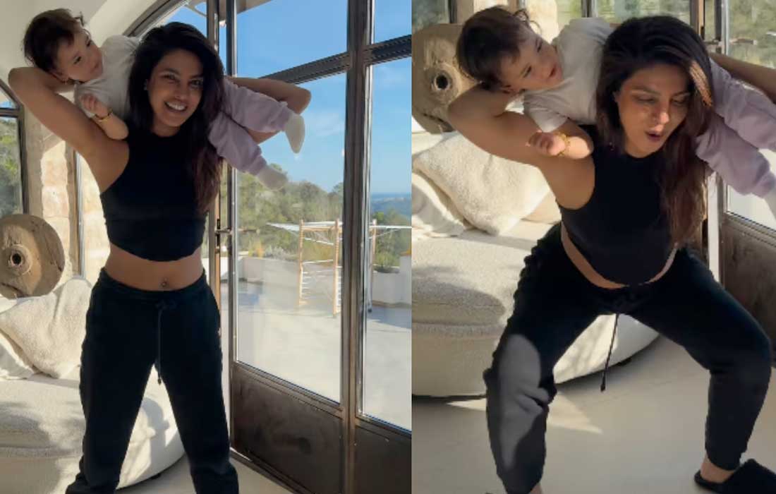 Priyanka Chopra Does Squats With Malti