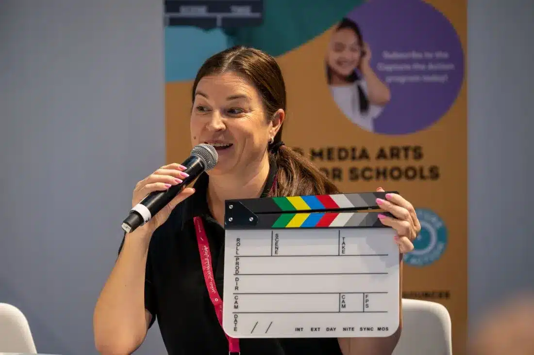 Australian production company introduces students to nuances of movie production as part of an hour-long interactive session at Sharjah Children Reading Festival’s Creative Cafe