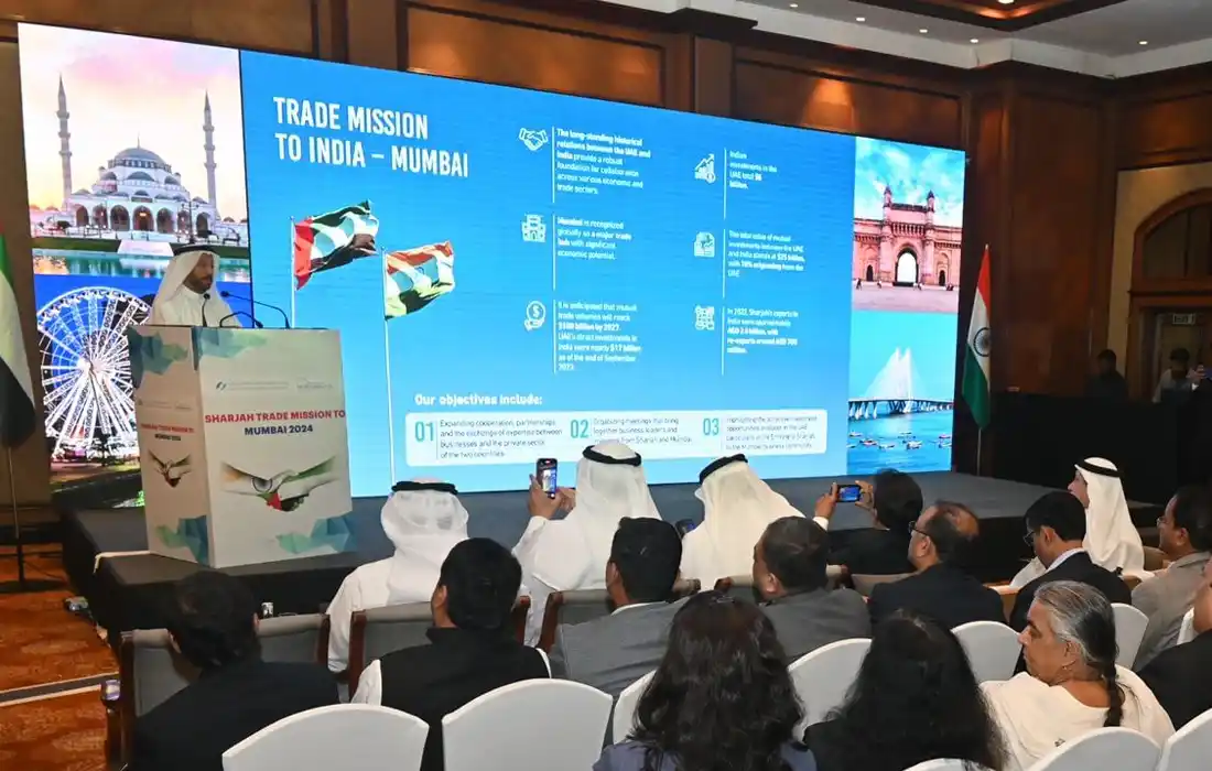 Sharjah Chamber India trade mission business meetings